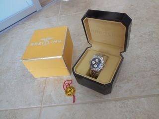 Breitling Chronomat Stainless S 39mm Automatic Chronograph A13050.  1 Men 
