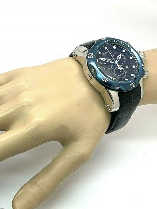 Invicta Men ' s 10822 Venom Reserve Chronograph Royal Black Textured Dial Watch 3