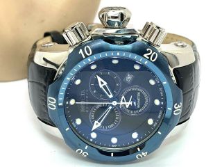 Invicta Men ' s 10822 Venom Reserve Chronograph Royal Black Textured Dial Watch 7