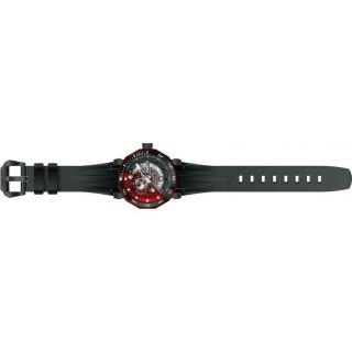 Invicta Excursion 27131 Men ' s Red/Grey Automatic Watch with Black Silicone Band 2