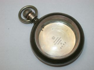 Waltham 18 Size Coin Silver Early Open Face Pocket Watch Case.  55j