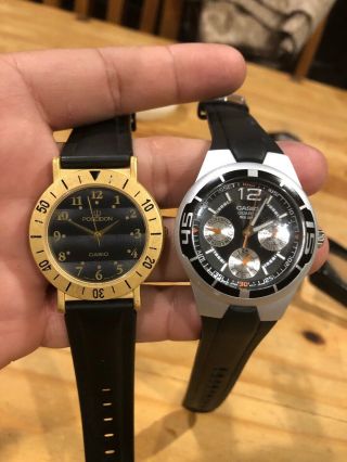 2 Casio Watches Poseidon Analog Watches Pnm 101 Mtr 300 Japan Movts