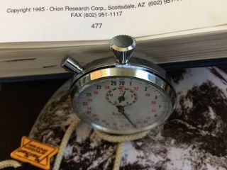 Vintage Hanhart 7 Jewel Shockproof 1/10Sec Stopwatch Stop Watch Great 3