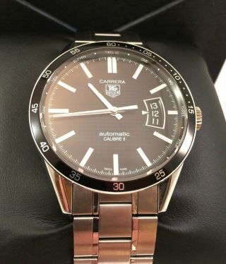 Tag Heuer Carrera Calibre 5 Mens Watch Automatic in Cond.  WV211M 10