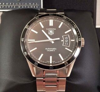 Tag Heuer Carrera Calibre 5 Mens Watch Automatic In Cond.  Wv211m
