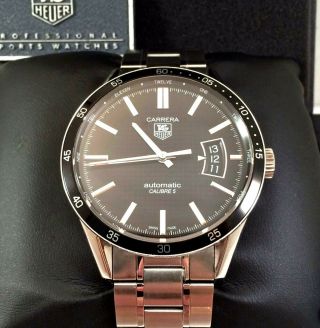 Tag Heuer Carrera Calibre 5 Mens Watch Automatic in Cond.  WV211M 3