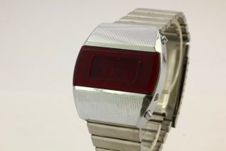 Elektronika 1 Vintage First Red Led Digital Watch Pulsar Ussr Soviet