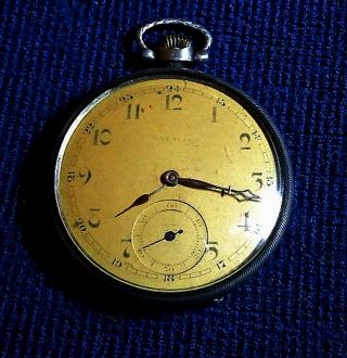 Antique Silver Pocket Watch Natalis Swiss Made