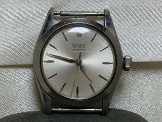 Rolex Oyster Speedking Stainless Steel Vintage 1950’s Winding 9