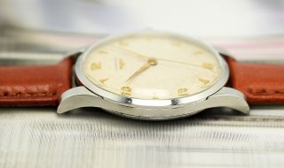 Vintage 1952 LONGINES Calatrava Ref.  5045 Cal.  12.  68,  oversize 37,  5mm,  men ' s watch 6