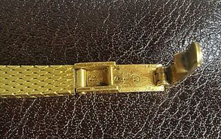 Vintage 18K Solid Yellow Gold Omega Hand - Winding watch 165mm End to End 2