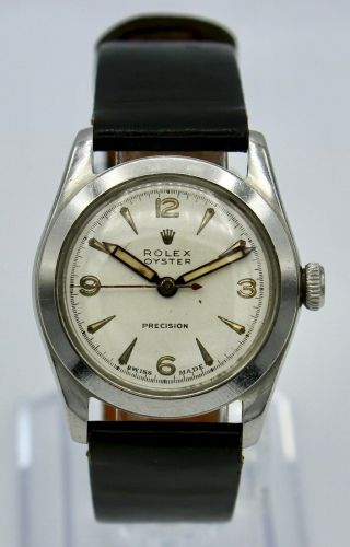 Vintage 1947 Rolex Oyster Precision Watch Men 