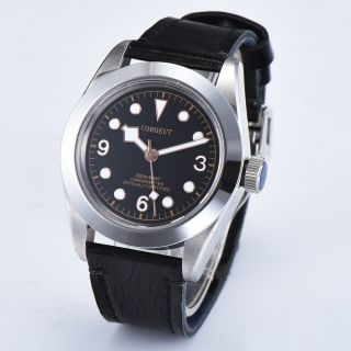 41mm Corgeut Sapphire Crystal Black Dial Men Automatic Watch C20