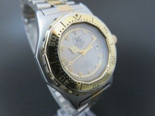 Tag Heuer 3000 934.  215 Quartz Watch Date 18k Gold Plated Battery [6193]