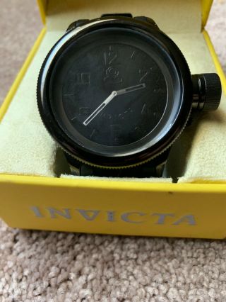 Invicta Russian Diver 0394 Black Wrist Watch For Men