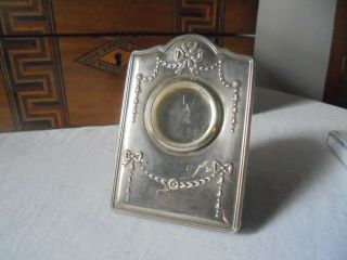 Antique/vintage Silver Watch Holder On A Stand