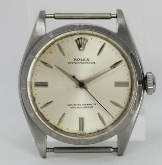 Vintage Rolex Oyster Perpetual Stainless Steel Wristwatch Ref 1003 Serial 468xxx