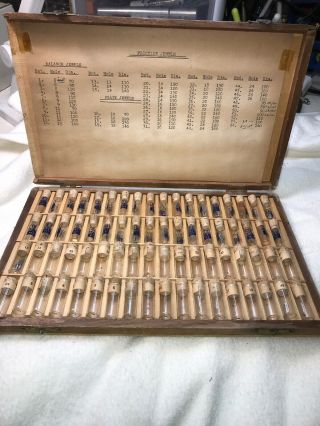 Mixed Case Of Parts For Antique Watch Watchmaker Parts Repair Case