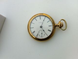 Pocket Watch Elgin 18 - S (1911),  15j.  And Running For 12 Hours.