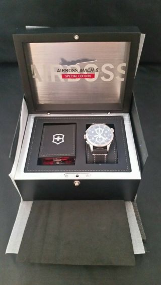 Victorinox Swiss Army Airboss Mach 8 Special Edition 241446 Wrist Watch For Men
