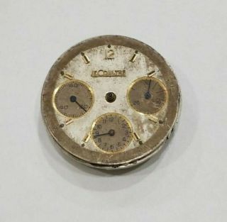 Vintage Jaeger Lecoultre Wrist Watch Chronograph Tricompax
