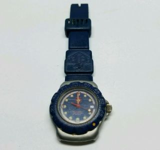 Vintage Tag Heuer Professional Blue Divers (200m) Stainless Steel Women 