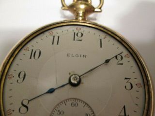 Elgin 17 Jewels Pocket Watch Not Running