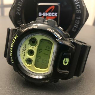 Casio G Shock Limited Edition Black Neon Lime Green Watch 3230 Dw - 6900cs
