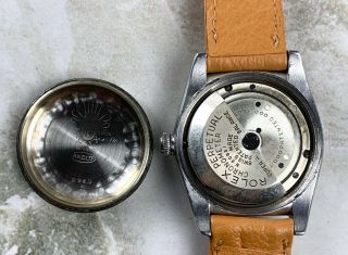 Vintage Rolex Oyster Perpetual Bubbleback Steel Wristwatch Ref.  2940 NR 10
