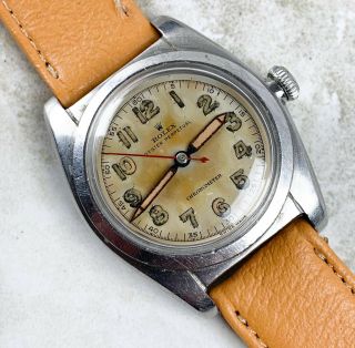Vintage Rolex Oyster Perpetual Bubbleback Steel Wristwatch Ref.  2940 NR 3