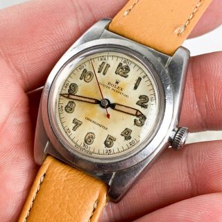 Vintage Rolex Oyster Perpetual Bubbleback Steel Wristwatch Ref.  2940 NR 5