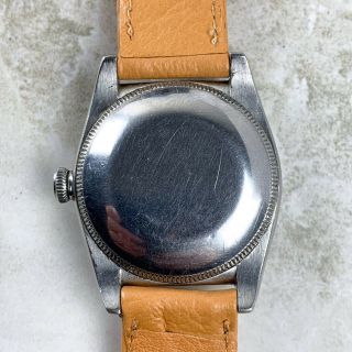 Vintage Rolex Oyster Perpetual Bubbleback Steel Wristwatch Ref.  2940 NR 9
