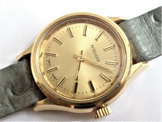 Vintage Nidor Swiss Made Old Stock Ladies Hand Winding Wristwatch