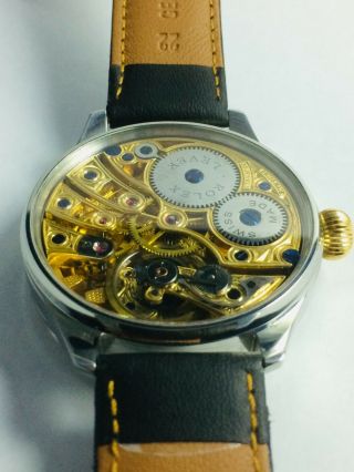 Rolex vintage wristwatch marriage watch pocket movement custom watch skeleton 11