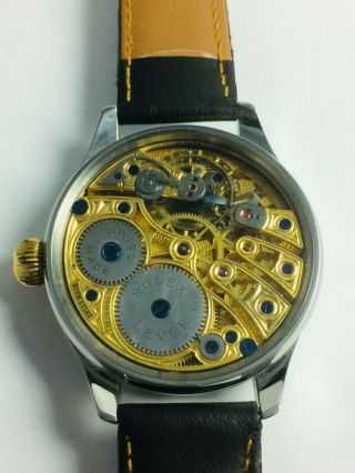 Rolex vintage wristwatch marriage watch pocket movement custom watch skeleton 9