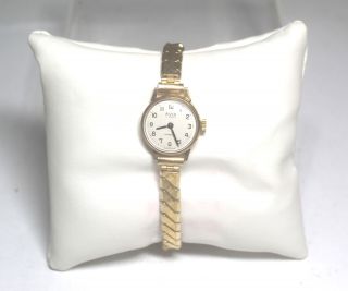 Ladies Vintage Avia Rolled Gold Mechanical Wristwatch - W21