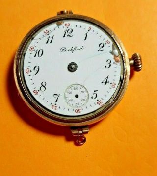 Vintage Rockford Watch (runs Smooth,  Winds Easy) But Needs Some Help Ser 935385