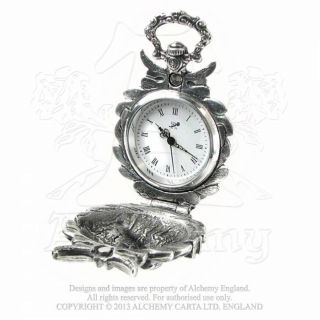 Alchemy The Nevermore Fob/Pocket Watch AW17 Victorian/raven/crow/Poe/gothic 2