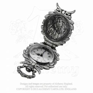 Alchemy The Nevermore Fob/Pocket Watch AW17 Victorian/raven/crow/Poe/gothic 3