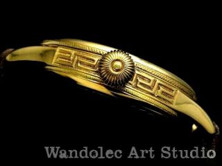 ROLEX Vintage Men ' s Wrist Watch Skeleton Gold Noble Design Mens Wristwatch Swiss 10