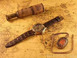 ROLEX Vintage Men ' s Wrist Watch Skeleton Gold Noble Design Mens Wristwatch Swiss 4