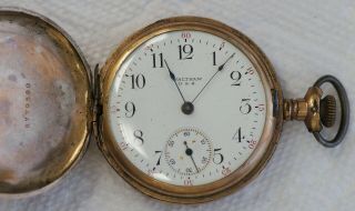 1901 Waltham Pocket Watch Grade 610 Model 1899 Jewels 7j Size 16j Hunter Case