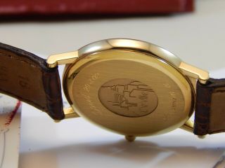 Stunning 18ct Solid Gold Omega De Ville Prestige Mens Watch,  Box & Papers 18k 9