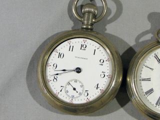 Group of 5 ANTIQUE POCKET WATCHES - PARTS OR RESTORATION 2