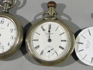 Group of 5 ANTIQUE POCKET WATCHES - PARTS OR RESTORATION 3