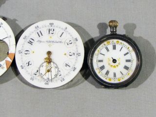 Group of 5 ANTIQUE POCKET WATCHES - PARTS OR RESTORATION 5