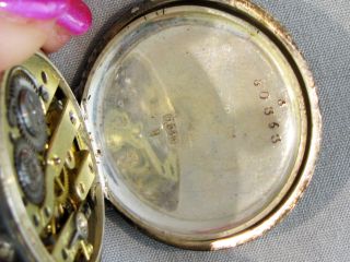 Group of 5 ANTIQUE POCKET WATCHES - PARTS OR RESTORATION 8