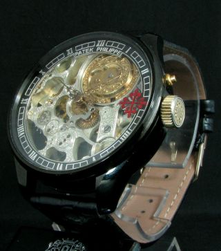 PATEK PHILIPPE &Co Antique 1872 Art Deco Wristwatch Skeleton 2