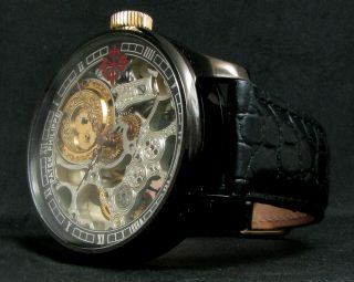 PATEK PHILIPPE &Co Antique 1872 Art Deco Wristwatch Skeleton 4
