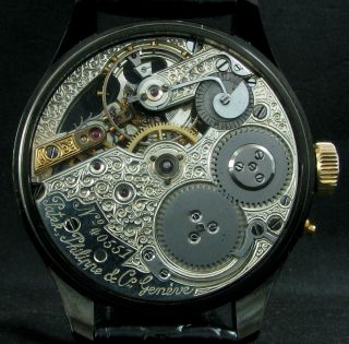 PATEK PHILIPPE &Co Antique 1872 Art Deco Wristwatch Skeleton 8